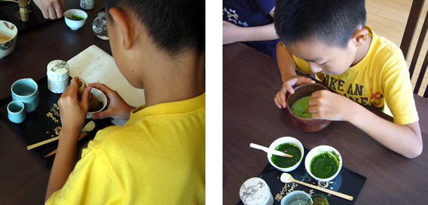 小学生低学年でも上手にできる!カンタン!抹茶アート!