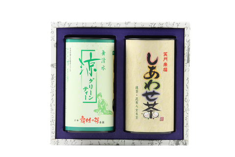 しあわせ茶とグリーンティーの詰め合わせ